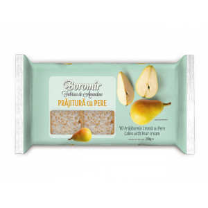 Prajitura cu crema de pere Boromir 250g, NM25300