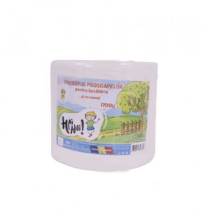 Prosop de bucatarie Hai Hui, 1 rola, 2 straturi, 835 foi, 1.7 Kg, Alb