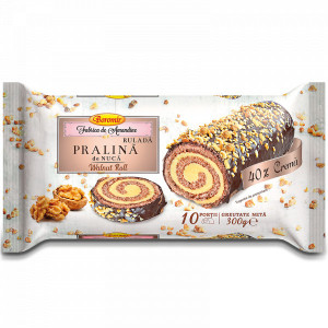Rulada cu praline si nuci Boromir 300g, NM25619