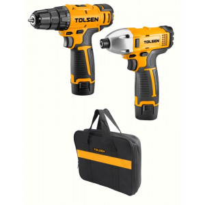 Set Masina de gaurit & Bormasina impact 12V Li-ion cu ge