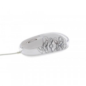 TnB LUMY WHITE WIRED MOUSE