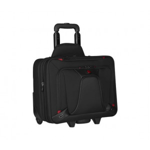 Troller Laptop Wenger Transfer NM 600664, 16", extensibil, rotile, buzunar tableta, Negru
