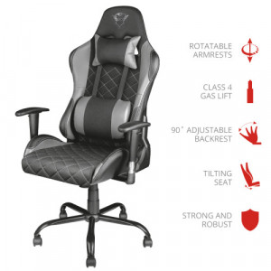 TRUST GXT707R RESTO CHAIR GREY