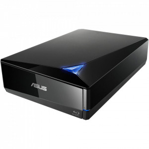 Unitate externa Asus BW-16D1X-U 16X Blu-ray writer, USB 3.0, NERO Backitup, E-Media, NM/ BW-16D1X-U/BLK/G/AS, Negru