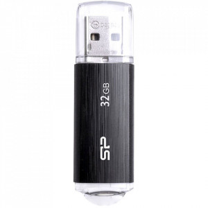 USB Flash Drive Silicon Power, Ultima U02, 2.0, 32GB, NM/ SP032GBUF2U02V1K, Negru