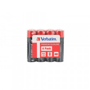 Verbatim ALKALINE BATTERY AA 4PACK SHRINK