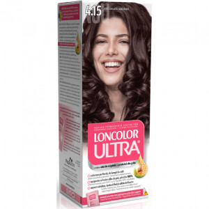 Vopsea de par permanenta Loncolor Ultra 4.15 Ciocolata Amaruie, 100 ml