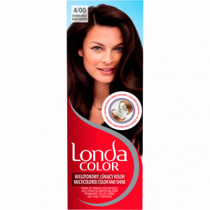 Vopsea de par permanenta Londa 4/00 Saten inchis, 110ml