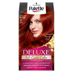 Vopsea de par permanenta Palette Deluxe 6-88(678) Rubin Red, 135 ml