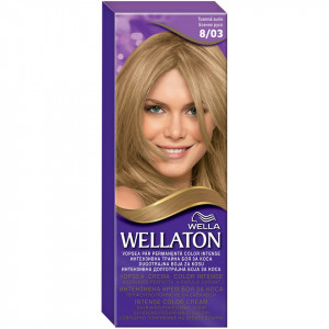 Vopsea de par permanenta Wellaton 8/03 Toamna aurie, 110ml