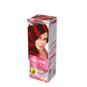 Vopsea Par Permanenta LONCOLOR Ultra 7.66, Culoare Rosu Intens, 100 ml