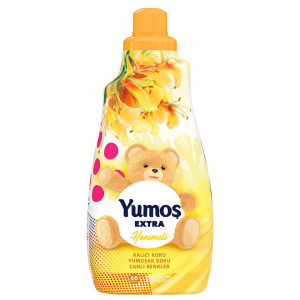 Balsam de rufe extra Yumos cu hanimeli, 60 spalari, 1.44 L, Galben