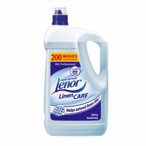Balsam de rufe Lenor Linen Care Spring Professional, 200 spalari, 5 L, Albastru