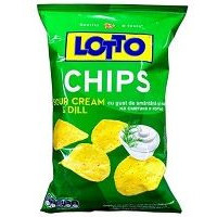Chipsuri cu aroma de smantana si marar Lotto 70g, NM26097