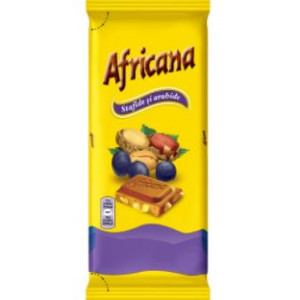 Ciocolata cu stafide si arahide Africana 90g, NM26106