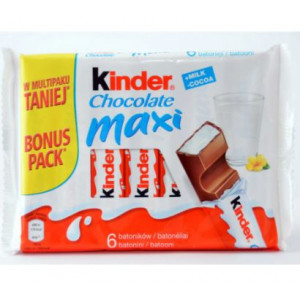 Ciocolata Kinder Maxi Chocolate T6 x 21g, NM25372