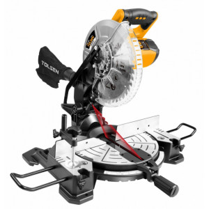 Fierastrau circular electric Tolsen PwrBlastX TL-79530NM, 1800W, 5000 Rpm, functie laser, disc 255 mm, Galben