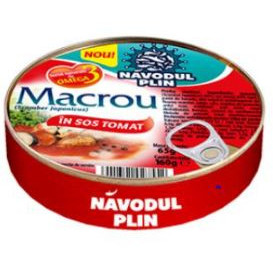 Macrou in sos de rosii Navodul Plin 160g, NM26762
