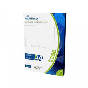 MediaRange Inserts for 14mm DVD Cases, matte-coated, Pack 50