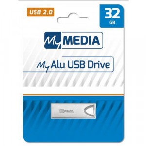 Memorie USB 2.0 MyMedia 32 GB, 38.8 x 12.3 x 4.5 mm, NM/ 69273, Argintiu