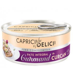 Pate din ficat de curcan Capricii si Delicii 2+1 115g, NM22924