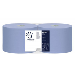 Prosop industriala Papernet, 2 role, 3 straturi, 500 foi, 190 m, Albastru