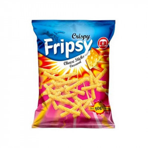 Snack Fripsy cu aroma de cascaval 50g, NM25753