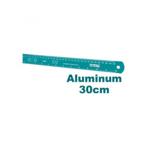 TOTAL - Rigla din aluminiu - 30cm