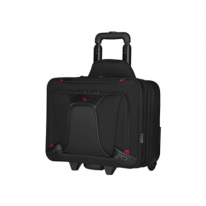 Troller Laptop Wenger Transfer NM 600664, 16", extensibil, rotile, buzunar tableta, Negru