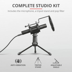 TRUST GXT 241 Velica USB Streaming Microphone