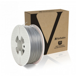Verbatim 3D PRINTER FILAMENT PLA 1.75MM SILVER/METAL GREY 1KG