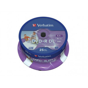 Verbatim DVD+R 8x DBL LAYER PRINT.SP25