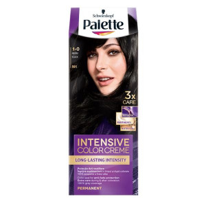 Vopsea de par permanenta Palette Intensive Color Cream N1(1-0) Negru, 110 ml