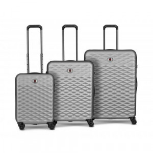 Wenger Lumen Hardside Luggage Set, Silver ( R )
