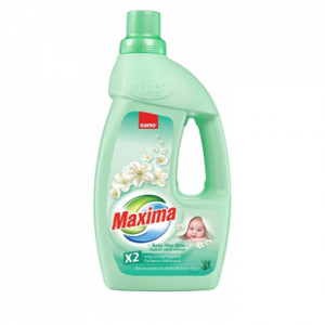 Balsam de rufe Sano Maxima Baby Aloe Vera, Hygienic, 2 L, 20 spalari, Verde
