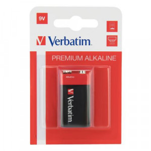 Baterii Verbatim 1x 9V, LR61 Alkaline, Blister