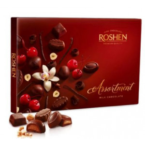 Bomboane cu ciocolata neagra Roshen Assortment Dark Choco 145g, NM21892