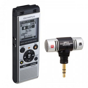 Bundle kit Olympus WS-852 Silver (4GB) + ME51 Stereo Microphone