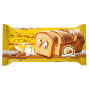 Cozonac cu crema de lapte Boromir 450g, NM25604