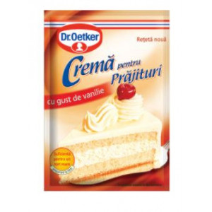Crema pentru prajituri cu gust de vanilie Dr. Oetker 50g, NM25902