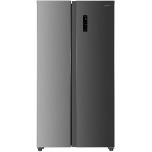 Frigider side-by-side Tesla, 442 L, clasa F, Total No Frost, Display LED, H177, NM/ RB4300FHX, Inox