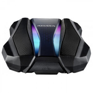HDD portabil Adata HD770G, 2TB, RGB, 2.5", USB 3.2, Negru