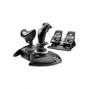 Joystick USB Thrustmaster T-Flight Full Kit pentru PC/XBOX + pedale, acceleratie detasabila, NM/ 4460211, Negru