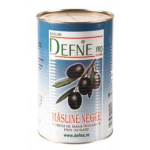 Masline negre intregi 314ml, NM23266