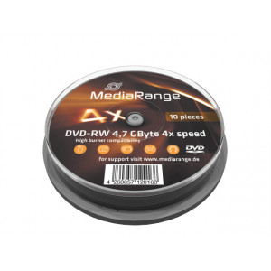 MediaRange DVD-RW 4x Cake10