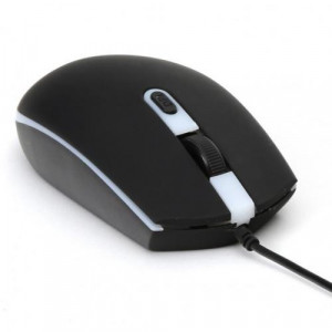 Mouse optic cu fir Omega 1000/1600/2000 dpi, lungime cablu 1.5 m, NM/ OM0550B, Negru