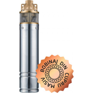 Pompa submersibila de adancime Blade 4SKM-100 Pro, 750 W, 2860 rpm, debit maxim 2600 L/ora, NM/ PMP0016, Argintiu