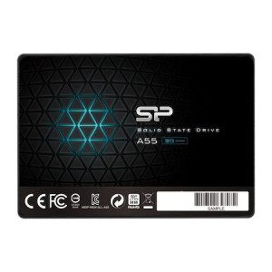 Solid State Drive (SSD) Silicon Power A55, 512GB, 2.5", 7mm, SATA III, Negru