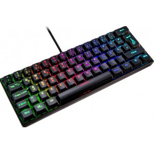 Tastatura mecanica gaming SureFire Kingpin M1, RGB, butoane anti-ghosting, NM/ 48713, Negru