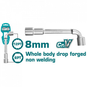TOTAL - Cheie tubulara tip L - 8mm (INDUSTRIAL)